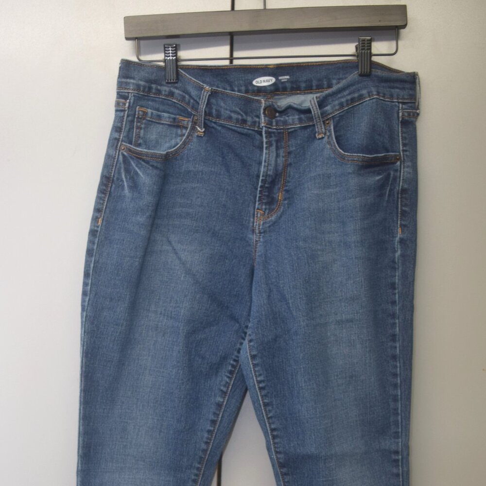 Old Navy Women's Original Skinny Blue Jeans, Size 12 Long
